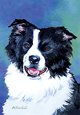 Border Collie - Best of Breed Outdoor Portrait Flag