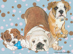 Bulldogs - Best of Breed Dog Breed Fleece Blanket