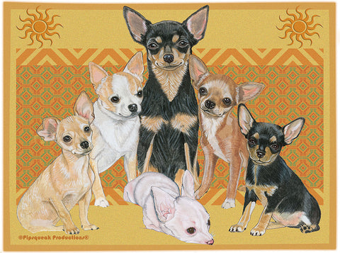 Chihuahuas - Best of Breed Dog Breed Fleece Blanket