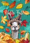 Alpaca Lycoming -  Fall Farm Animal Garden Flag