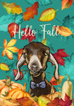 Goat Billy the Kid -  Fall Farm Animal Garden Flag