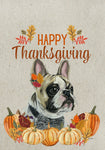 French Bulldog Cream - Hippie Hound Studio Best of Breed Thanksgiving House and Garden Flag