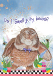 Jelly Bean Bunny GFS753   Pipsqueak Productions Outdoor Floral Flag