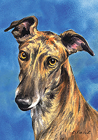 Greyhound - Best of Breed Outdoor Portrait Flag