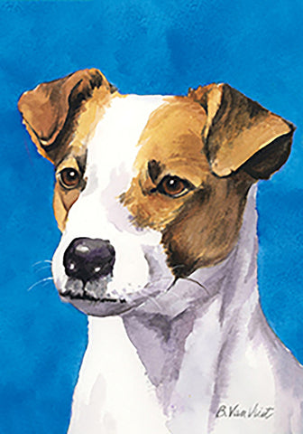 Jack Russell - Best of Breed Outdoor Portrait Flag
