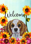 Cavalier King Charles Blenheim - Hippie Hound Studios Welcome  House and Garden Flags