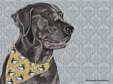 Black Labrador - Best of Breed Dog Breed Fleece Blanket