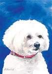 Maltese - Best of Breed Outdoor Portrait Flag