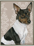 Rat Terrier - Best of Breed Dog Breed Fleece Blanket
