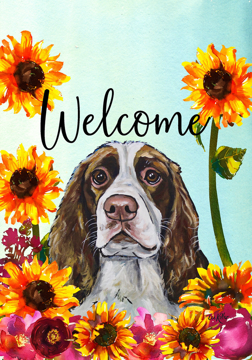 Springer Spaniel Liver - Hippie Hound Studios Welcome House and Garden