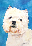 Westie - Best of Breed Outdoor Portrait Flag