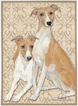Whippets - Best of Breed Dog Breed Fleece Blanket