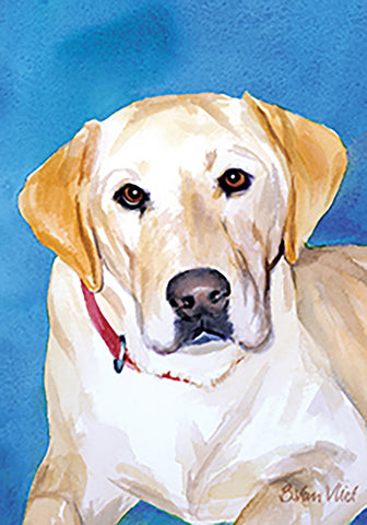 Yellow Labrador - Best of Breed Outdoor Portrait Flag