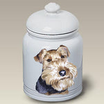 Airedale - Best of Breed Stoneware Ceramic Treat Jars