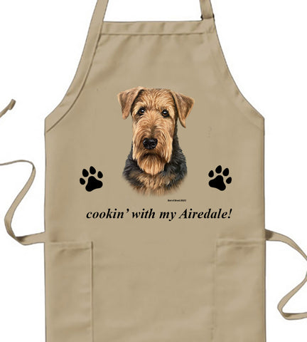 Airedale - Best of Breed Cookin' Aprons