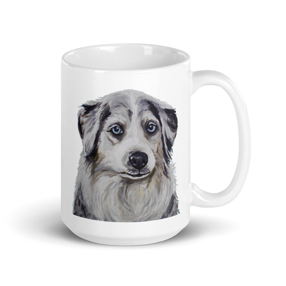 Australian shepherd coffee top mug