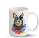 Australian Cattle Dog Blue - Best of Breed Ceramic 15oz Coffee Mug