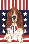 Basset Hound  - Tomoyo Pitcher Patriot Outdoor Flag