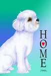 Bichon Frise Puppy Cut - Tomoyo Pitcher Home Outdoor Flag