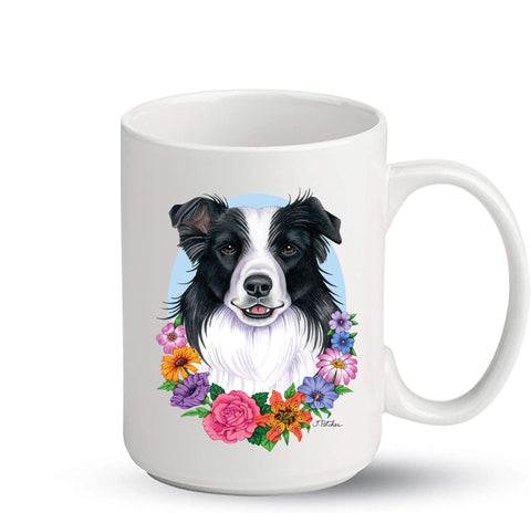 Border Collie - Best of Breed Ceramic 15oz Coffee Mug