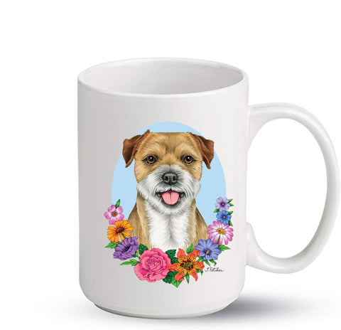 Border Terrier - Best of Breed Ceramic 15oz Coffee Mug