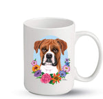 Boxer Fawn Uncropped - Best of Breed Ceramic 15oz Coffee Mug