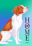 Brittany Spaniel - Tomoyo Pitcher Home Outdoor Flag