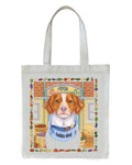 Brittany Spaniel - Tomoyo Pitcher   Dog Breed Tote Bags
