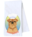 Brussells Griffon - Tomoyo Pitcher Kitchen Tea Towel Size 12" x 18" 100% Cotton