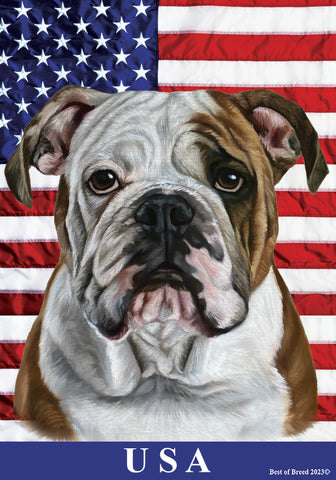 English Bull  Dog - Best of Breed All-American II Outdoor Flag