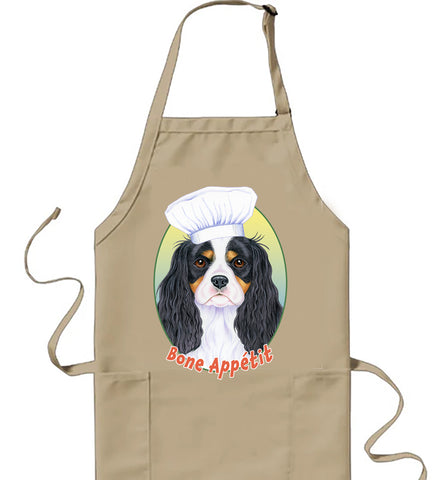 Cavalier King Charles Tri- Tomoyo Pitcher Cookin' Apron