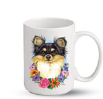 Chihuahua Longhair Black - Best of Breed Ceramic 15oz Coffee Mug