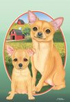 Chihuahua Tan - Best of Breed On The Farm Garden Flag 12" x 17"