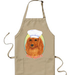 Dachshund Longhair Red - Tomoyo Pitcher Cookin' Apron