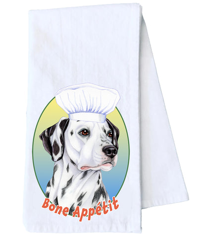 Dalmatian - Tomoyo Pitcher Kitchen Tea Towel Size 12" x 18" 100% Cotton