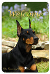 Doberman Cropped - Best of Breed  Indoor/Outdoor Aluminum Sign 8" x 12"