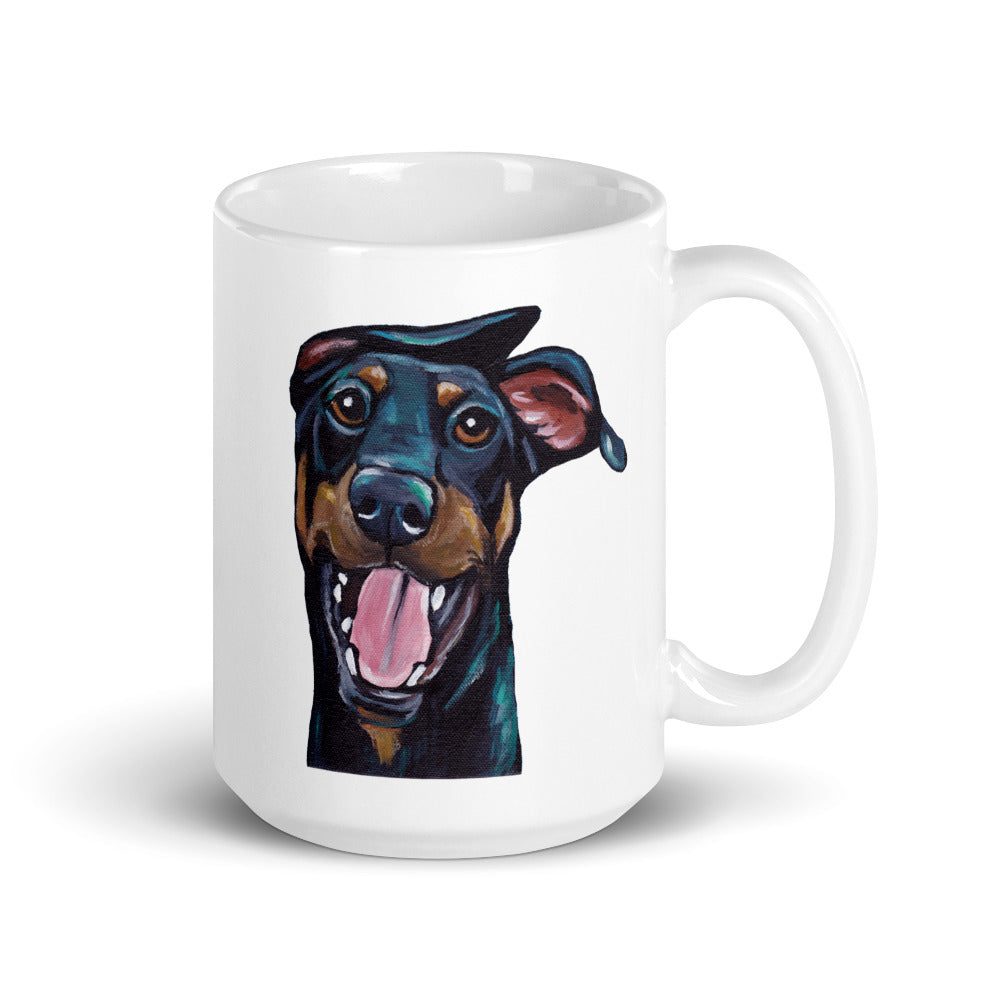 Doberman mug outlet