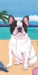 French Bulldog  - Best of Breed Terry Velour Microfiber Beach Towel 30" x 60"