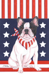 French Bulldog - Tomoyo Pitcher Patriot Garden Flag 12" x 17"