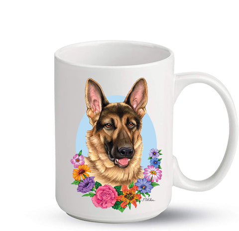 German Shepherd - Best of Breed Ceramic 15oz Coffee Mug