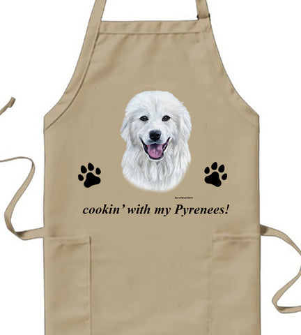 Great Pyrenees - Best of Breed Cookin' Aprons