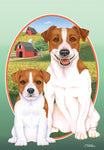 Jack Russell- Best of Breed On The Farm Garden Flag 12" x 17"