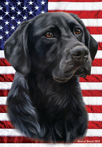 Black Labrador - Best of Breed All-American III Outdoor Flag