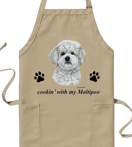 Maltipoo - Best of Breed Cookin' Aprons