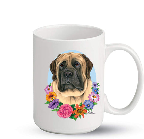 Mastiff Fawn - Best of Breed Ceramic 15oz Coffee Mug