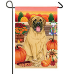 Mastiff- Best of Breed Autumn Harvest Garden Flag 12" x 17"