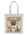Pit Bull Blue - Tomoyo Pitcher   Dog Breed Tote Bags