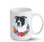 Pit Bull Black/White - Best of Breed Ceramic 15oz Coffee Mug