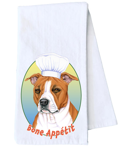 Pit Bull Tan - Tomoyo Pitcher Flour Sack Towel  Size 28" x 28" 100% Cotton