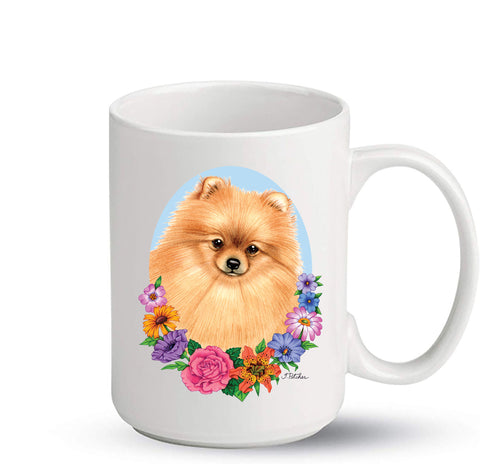 Pomeranian - Best of Breed Ceramic 15oz Coffee Mug